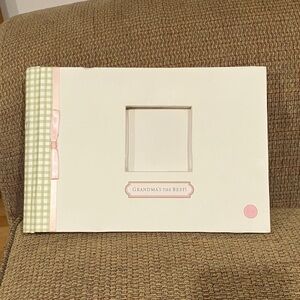 Hallmark Grandma’s Memory Photo Album in Cream, Green & Pink.
